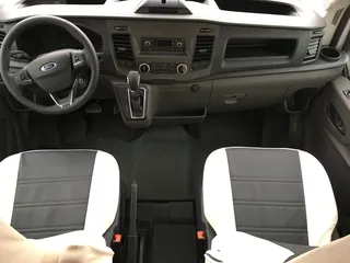 Motorhome with alcove - drivers seat