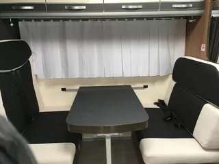 Motorhome with alcove - seating area