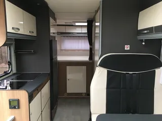 Motorhome with alcove - inside