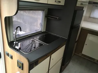 Motorhome with alcove - kitchen