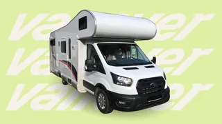 Motorhome with alcove - outside