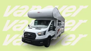 Motorhome with alcove - outside