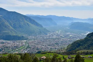 View from the distance at Bolzano