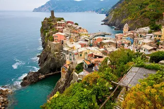 View of village in Clique Terre