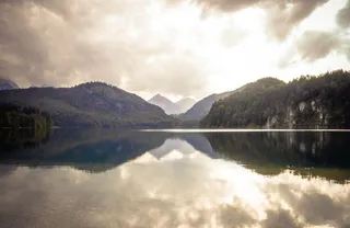 Blick auf einen See