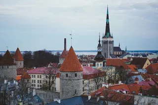 Tallin, the capital of Estonia.