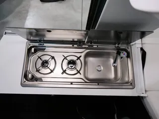 VW Grand California 600 kitchen