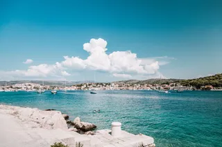 View of a bay in Croatia