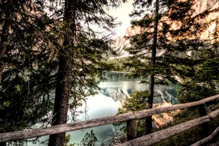 Mountain lake in Croatia