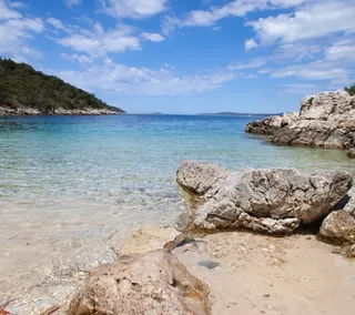 Mediterranean bay in Croatia