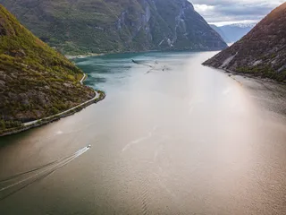 A boat rides in the Sognefjord in Norway. We'll tell you Norway secret tips in this article.
