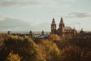 Glasgow from a bird's eye view.