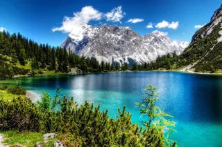 Zugspitze and Eibsee