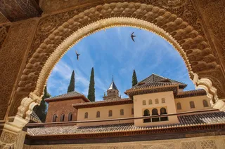 Gebäudebogen in Spanien
